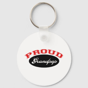 Proud Grandpop Keychain