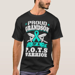 Proud Grandson Of A POTS Warrior Orthostatic Aware T-Shirt