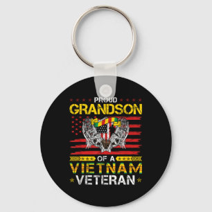 Proud Grandson Of A Vietnam Veteran Keychain