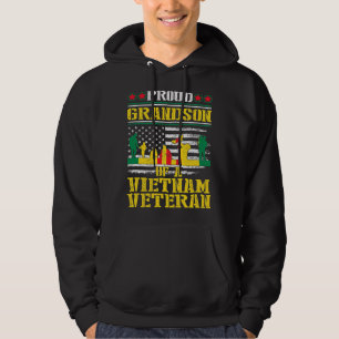 Proud Grandson Of A Vietnam War Veteran Veterans D Hoodie