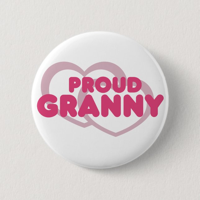 Proud Granny 2 Inch Round Button (Front)
