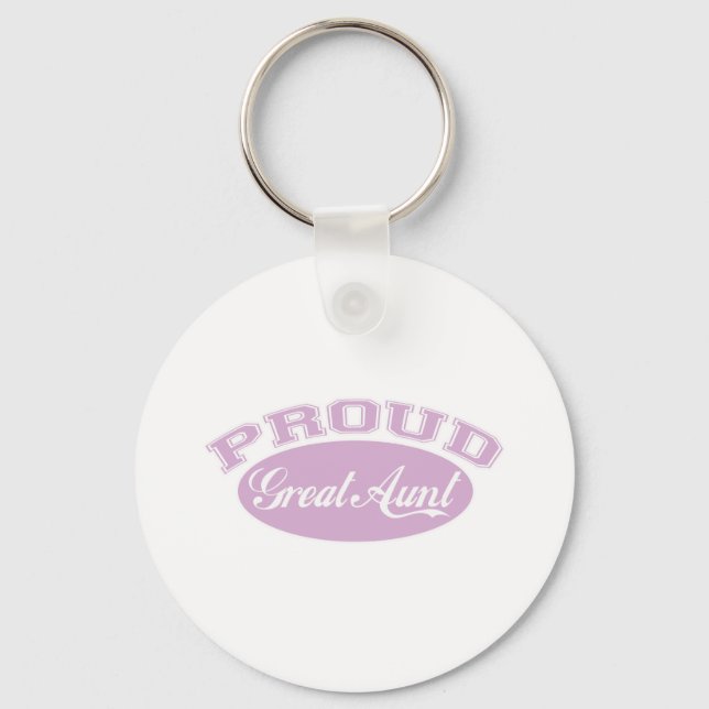 Proud Great Aunt Keychain (Front)