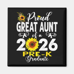 Proud great aunt of 2026 pre-k graduate mothers da magnet