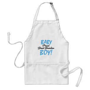 Proud Great Grandma Baby Boy Tshirts and Gifts Standard Apron