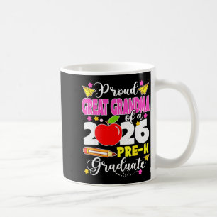 Proud great grandma of 2026 pre-k graduate mothers coffee mug