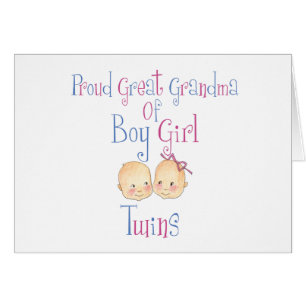 Proud Great Grandma Of Boy Girl Twins