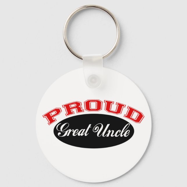 Proud Great Uncle Keychain (Front)