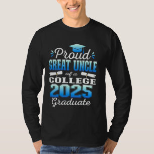 Proud Great Uncle of 2025 College Graduate Family T-Shirt