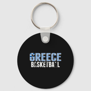 Proud Greece Sketll Fans Jersey Greek Flag Ller Te Keychain