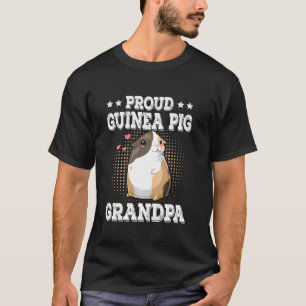 Proud Guinea Pig Grandpa Funny Guinea Pig Fathers  T-Shirt