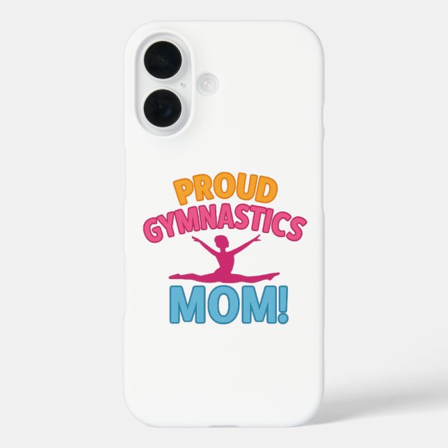 Proud gymnastics mom Case-Mate iPhone case (Back)