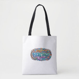 Proud Heritage Lives – Cultural Pride T-Shirt Tote Bag