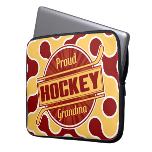Proud Hockey Grandma Laptop Sleeve Case