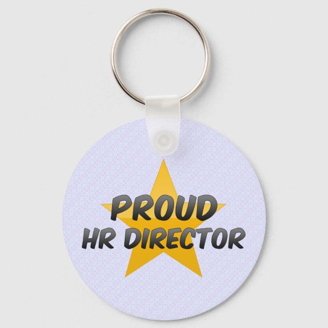 Proud Hr Director Keychain (Front)