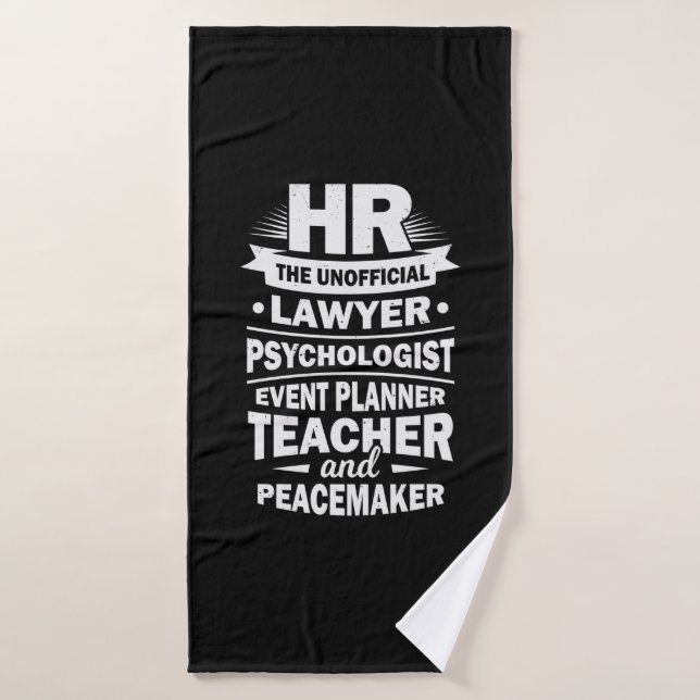 Proud Human Resources Bath Towel (Bath Towel)