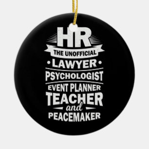 Proud Human Resources Ceramic Ornament