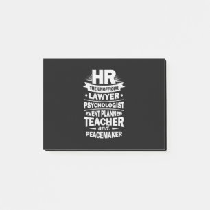 Proud Human Resources Post-it Notes