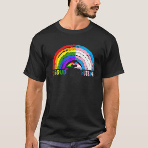Proud Husband LGBT And Transgender LGBTQ Gay Pride T-Shirt