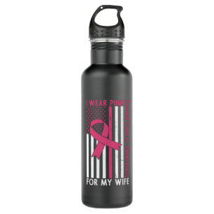 Proud Husband Of A Breast Cancer Warrior Wife 710 Ml Water Bottle