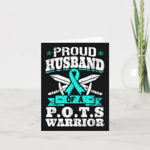Proud Husband Of A Pots Warrior Orthostatic Card
