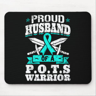 Proud Husband Of A Pots Warrior Orthostatic Mouse Pad