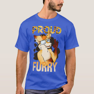 Proud I Furries Cosplay Fandom 18 T-Shirt