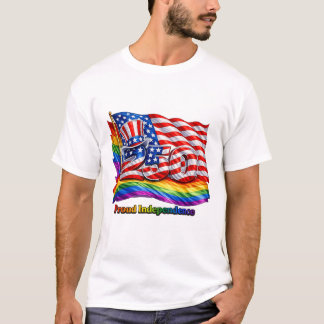 Proud Independence LGBTQ America 250 Men's T-Shirt