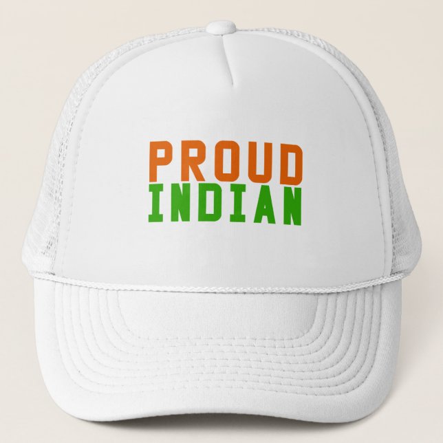 Proud Indian Trucker Hat (Front)