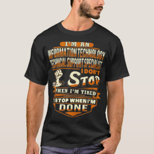 Proud INFORMATION TECHNOLOGY TECHNICAL SUPPORT SPE T-Shirt