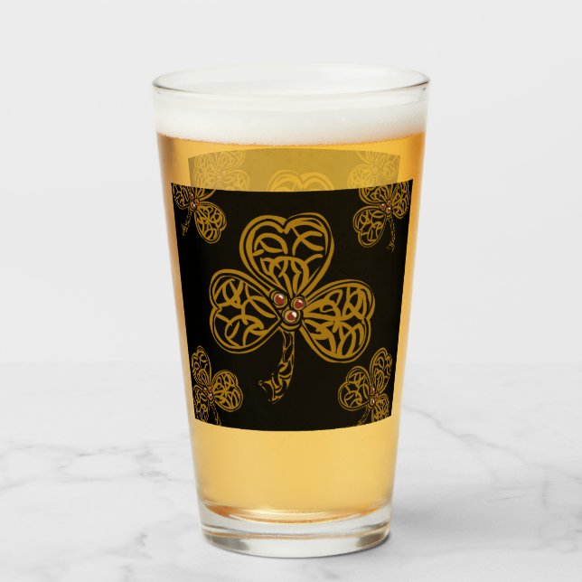 PROUD IRISH DRINKER! GLASS (Front Filled)