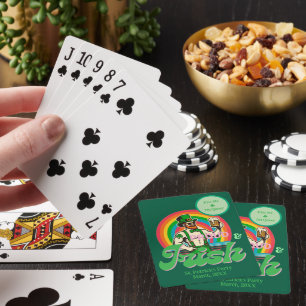 Proud & Irish St Patrick Custom LGBTQ+ Playing Cards