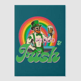 Proud & Irish St Patrick LGBTQ+ Vellum Invitations