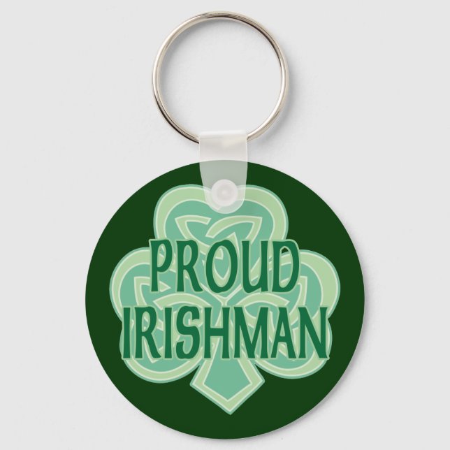 Proud Irishman Keychain (Front)