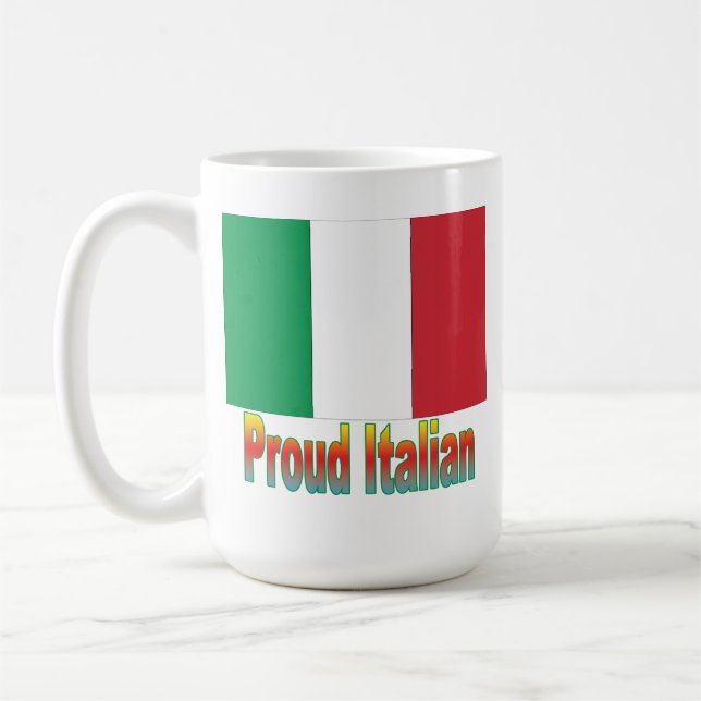 Proud Italian Coffee Mug (Left)
