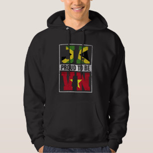 Proud Jamaican Vietnamese Mix Jamaica and Vietnam  Hoodie
