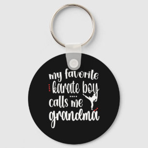 Proud Karate Grandma Karate Grandmother Keychain