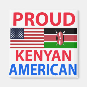 Proud Kenyan American Magnet