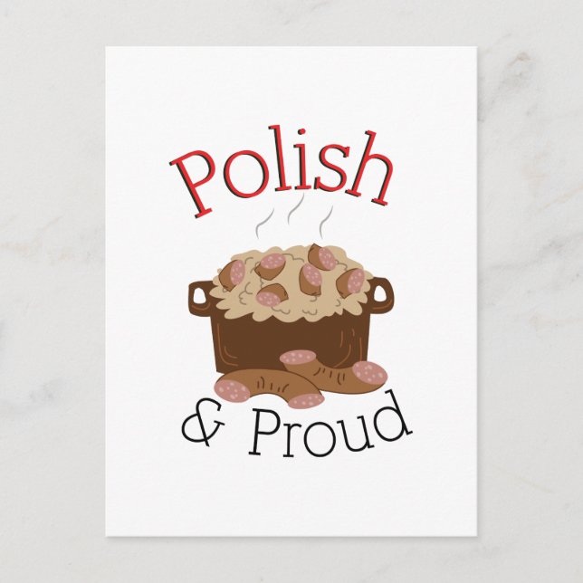 Proud Kielbasa Postcard (Front)