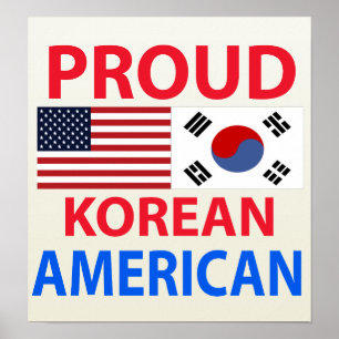 Proud Korean American Poster