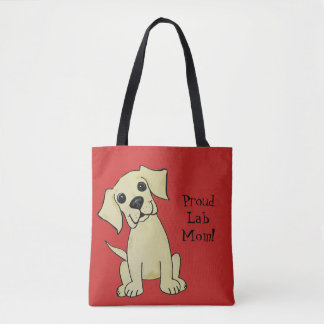 Proud Lab Mom Cute Tote Bag