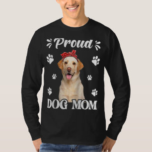 Proud Labrador Dog Mom Puppy Mother's Day T-Shirt
