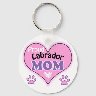 Proud Labrador Mom Keychain