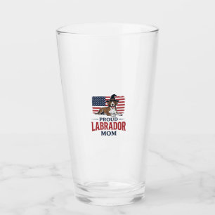 Proud Labrador Mom Patriotic Dog Halloween Shirt D Glass