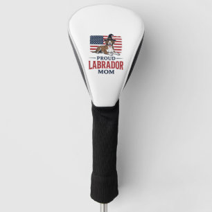Proud Labrador Mom Patriotic Dog Halloween Shirt D Golf Head Cover