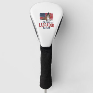 Proud Labrador Mom Patriotic Dog Halloween Shirt D Golf Head Cover