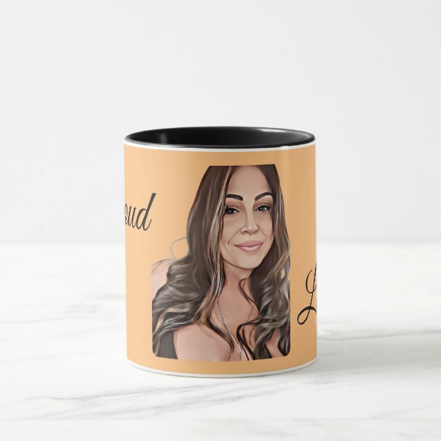 Proud Latina Beautiful Girl  Mug (Center)