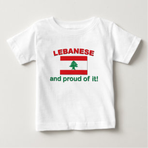 Proud Lebanese Baby T-Shirt