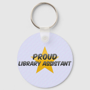 Proud Library Assistant Keychain