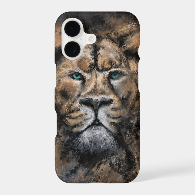 Proud Lion iPhone Case (Back)