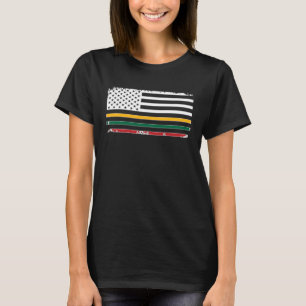 Proud Lithuanian American Flag Lithuania Heritage  T-Shirt